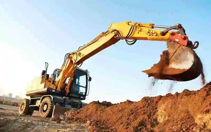 Excavator cu roți – mașină de construcții pentru lucrări de terasare