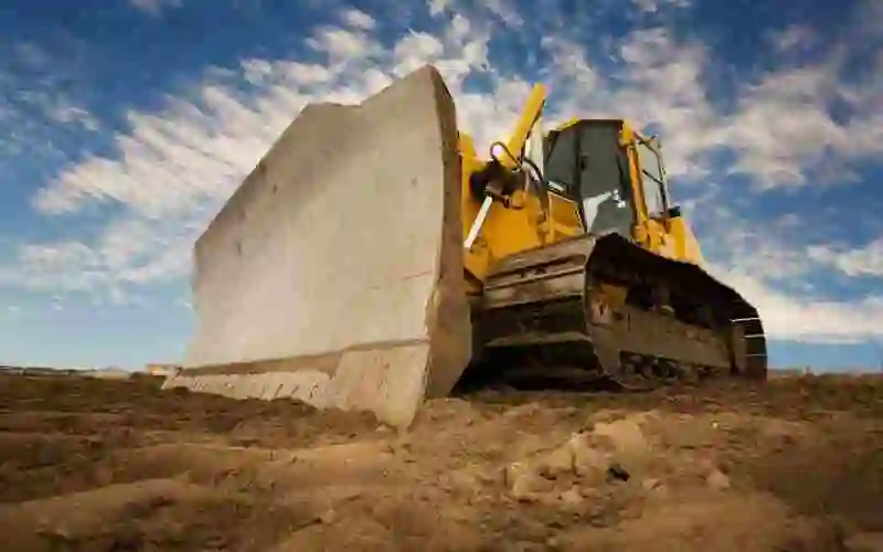 Buldozer pentru mutarea de mari volume de pământ